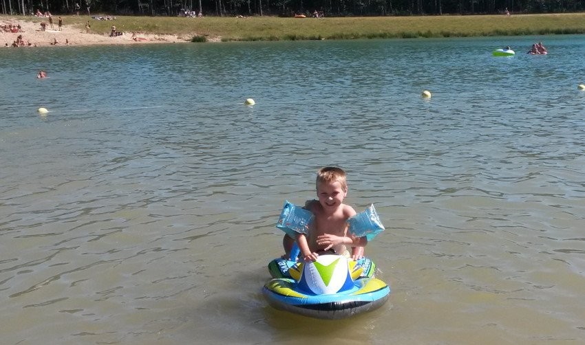 Zwemmen in natuurwater (lekker fris)